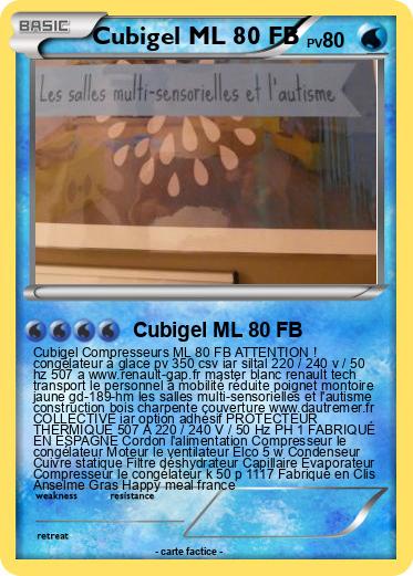 Pokemon Cubigel ML 80 FB