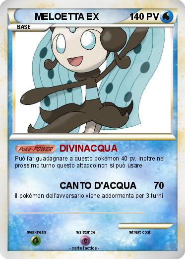 Pokemon MELOETTA EX