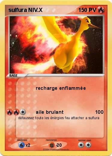 Pokemon sulfura NIV.X