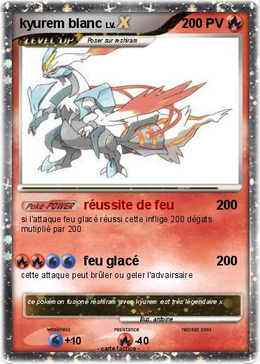Pokemon kyurem blanc