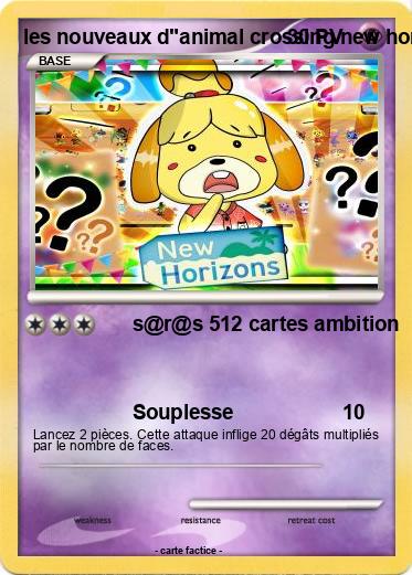 Pokemon les nouveaux d"animal crossing new horizon