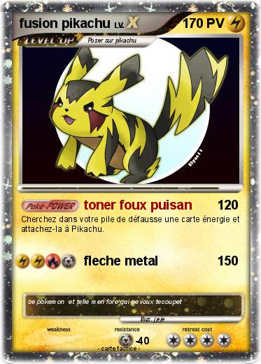 Pokemon fusion pikachu