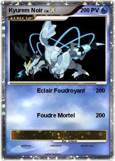 Pokemon Kyurem Noir