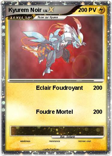 Pokemon Kyurem Noir