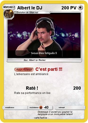 Pokemon Albert le DJ