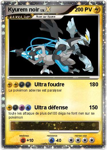 Pokemon Kyurem noir