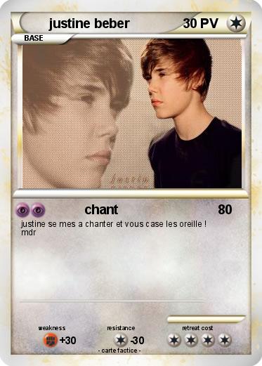 Pokemon justine beber