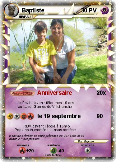 Pokemon Baptiste