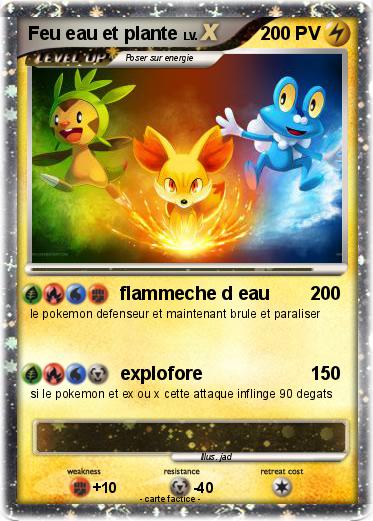 Pokemon Feu eau et plante