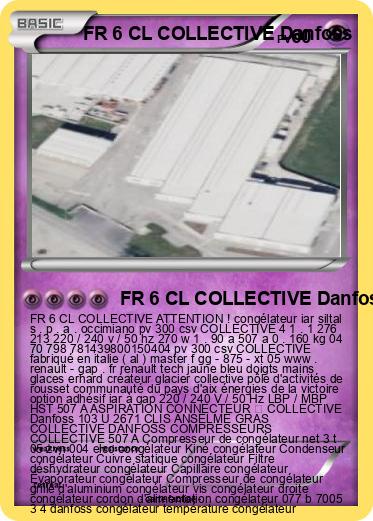Pokemon FR 6 CL COLLECTIVE Danfoss
