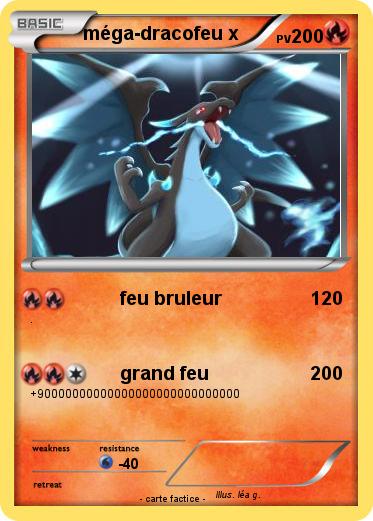 Pokemon méga-dracofeu x