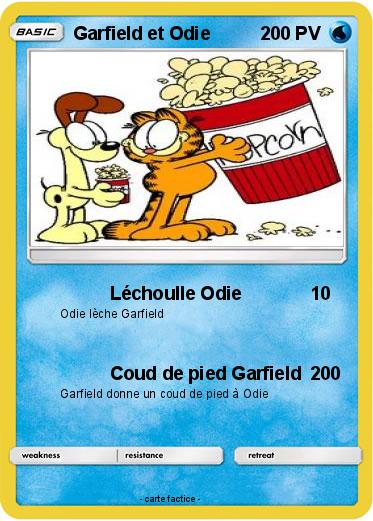 Pokemon Garfield et Odie