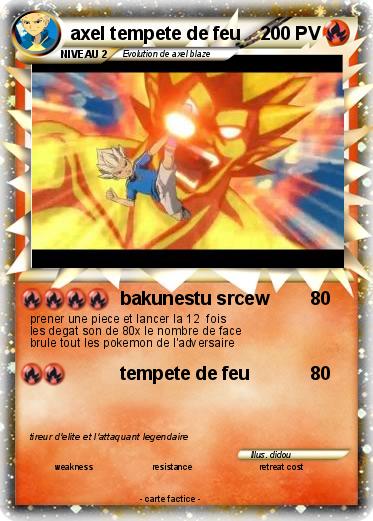 Pokemon axel tempete de feu