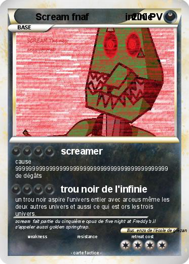 Pokemon Scream fnaf              infinie