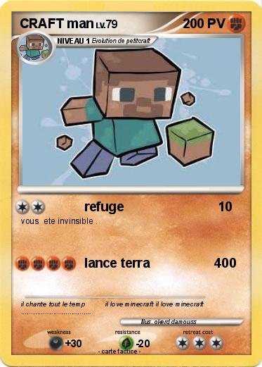 Pokemon CRAFT man