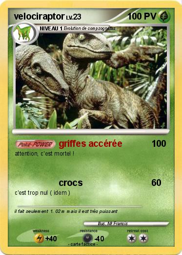 Pokemon velociraptor