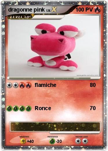 Pokemon dragonne pink