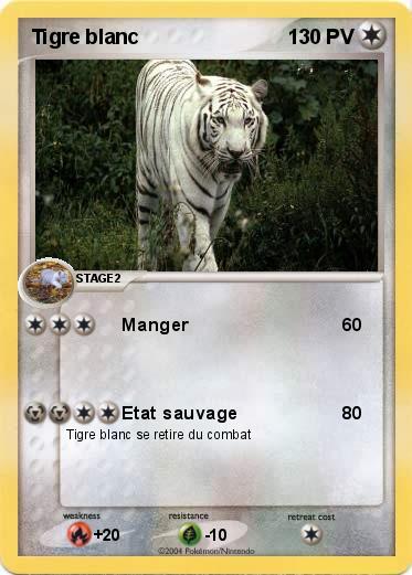 Pokemon Tigre blanc