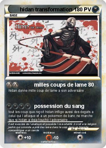 Pokemon hidan transformation
