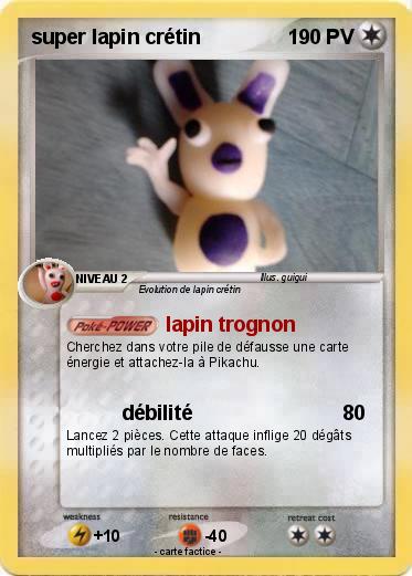 Pokemon super lapin crétin