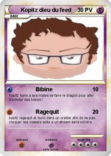Pokemon Kopitz dieu du feed