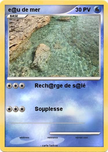 Pokemon e@u de mer