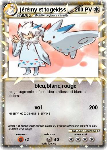 Pokemon jérémy et togekiss