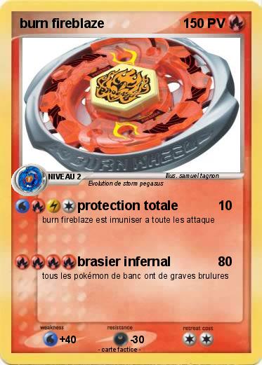 Pokemon burn fireblaze