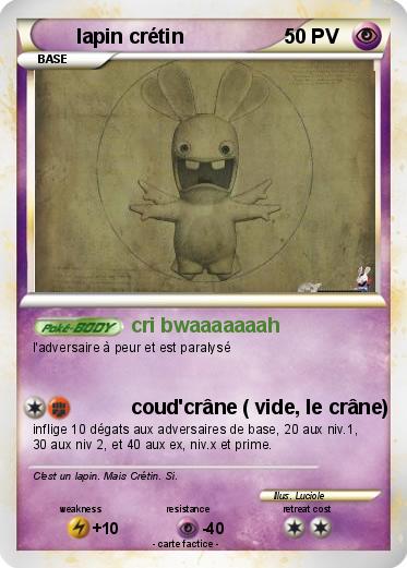 Pokemon lapin crétin
