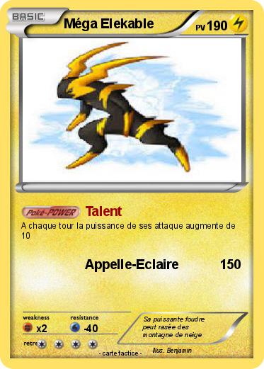 Pokemon Méga Elekable