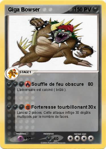Pokemon Giga Bowser