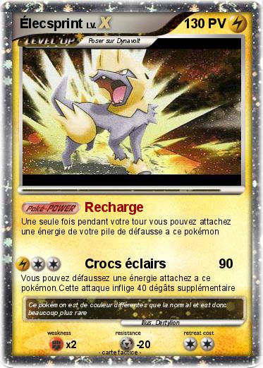 Pokemon Élecsprint