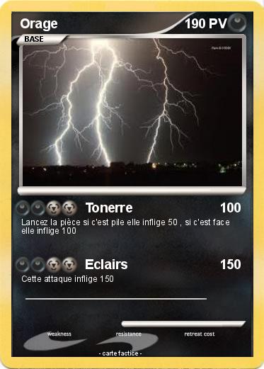 Pokemon Orage