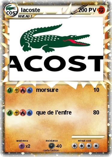 Pokemon lacoste