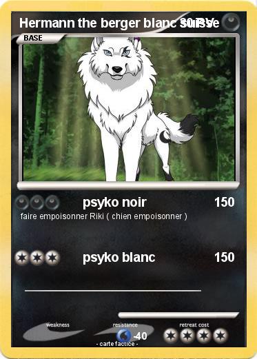Pokemon Hermann the berger blanc suisse