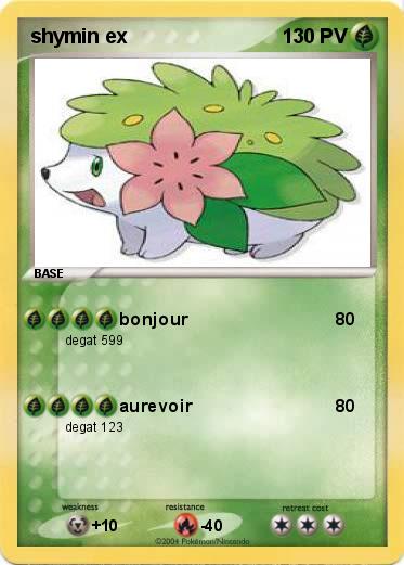 Pokemon shymin ex