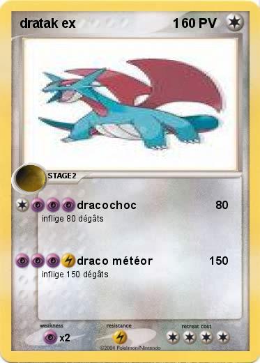Pokemon dratak ex                           1     