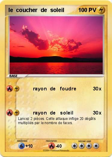 Pokemon le  coucher  de  soleil