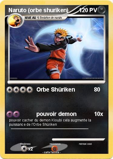 Pokemon Naruto (orbe shuriken)