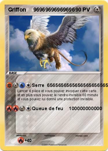 Pokemon Griffon     96969696969696