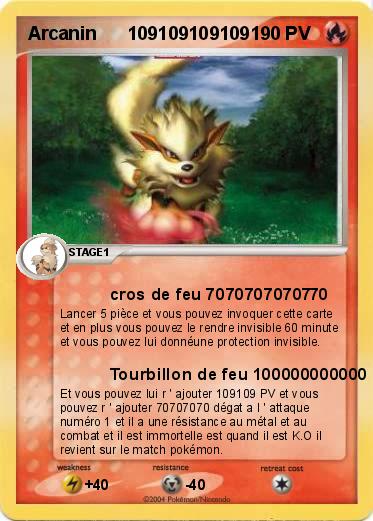 Pokemon Arcanin      1091091091091