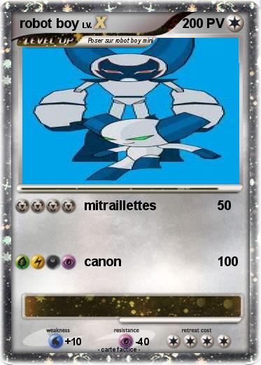 Pokemon robot boy