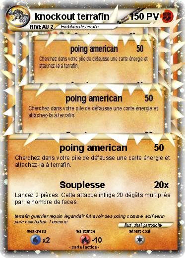 Pokemon knockout terrafin