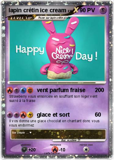 Pokemon lapin crétin ice cream