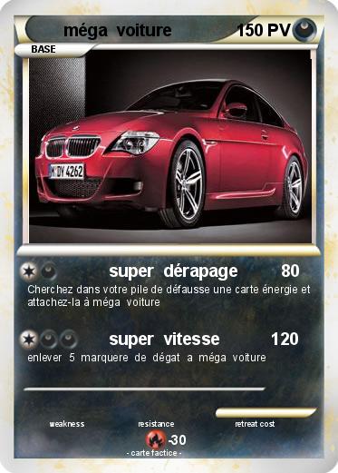 Pokemon méga  voiture