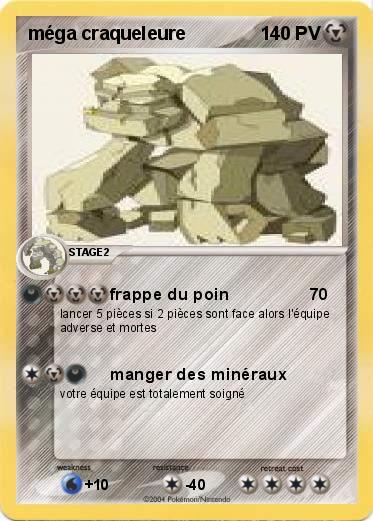 Pokemon méga craqueleure