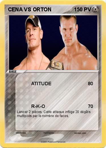 Pokemon CENA VS ORTON