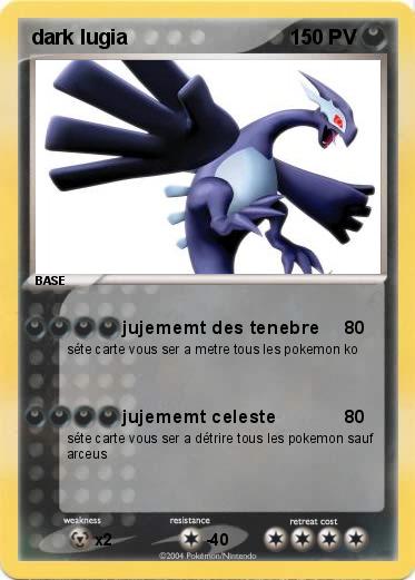 Pokemon dark lugia