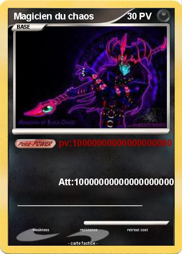 Pokemon Magicien du chaos