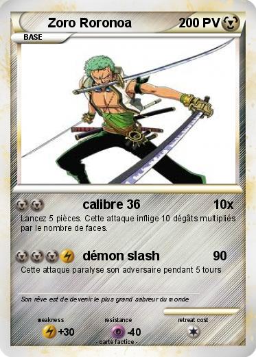 Pokemon Zoro Roronoa